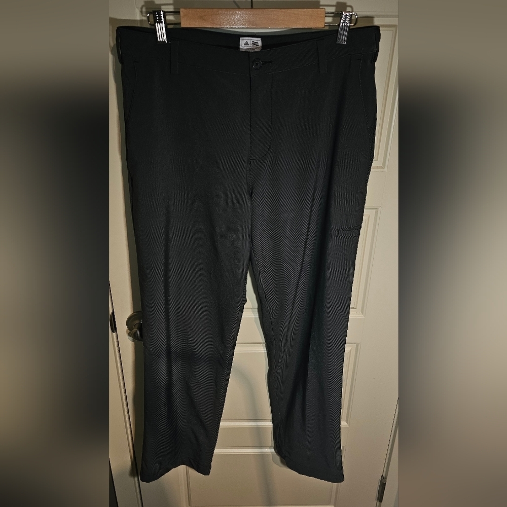 ADIDAS- MEN'S PERFORMANCE GOLF PANTS SIZE 34X34L charcoal-Grey